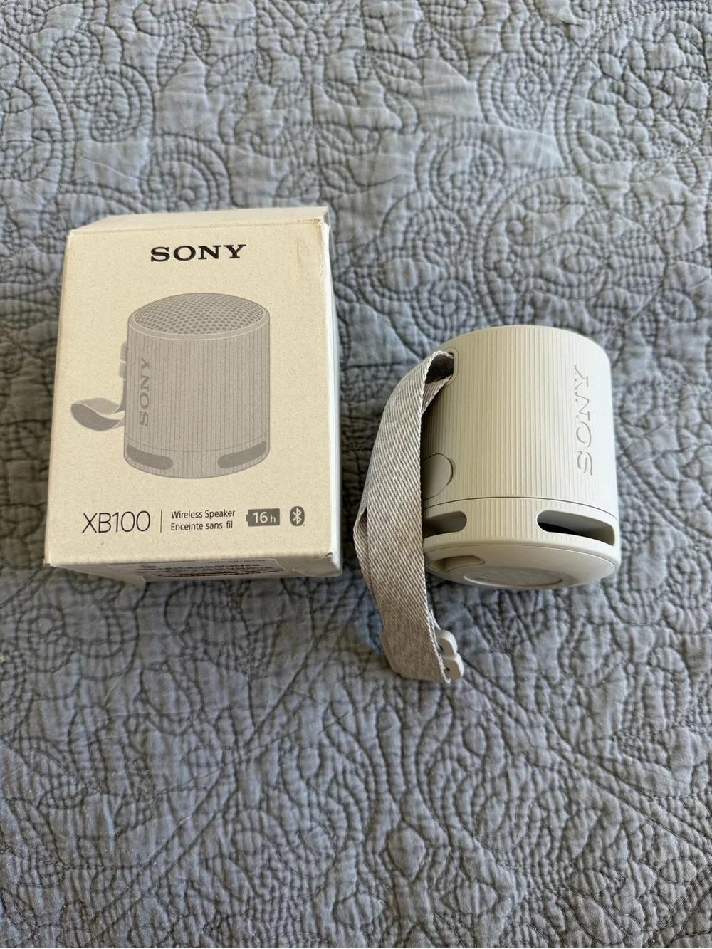 Sony XB100 Wireless Portable Speaker - White